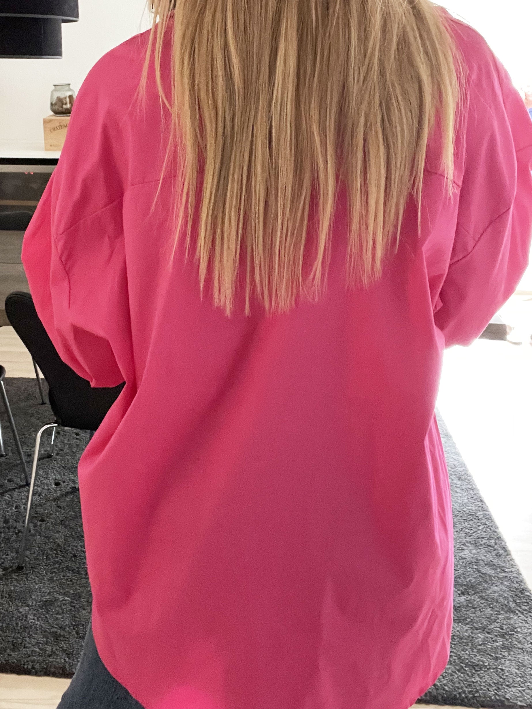 Verona - Oversized skjorte med stor lomme